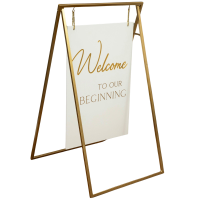 Welcome To Our Beginning Metal Sign