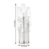 10-Arm Clear Acrylic Candelabra