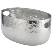 Silver Oval Beverage Tub