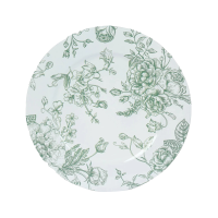 Sage French Toile Charger Plate