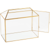 Gold Glass Card Box