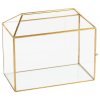 Gold Glass Card Box